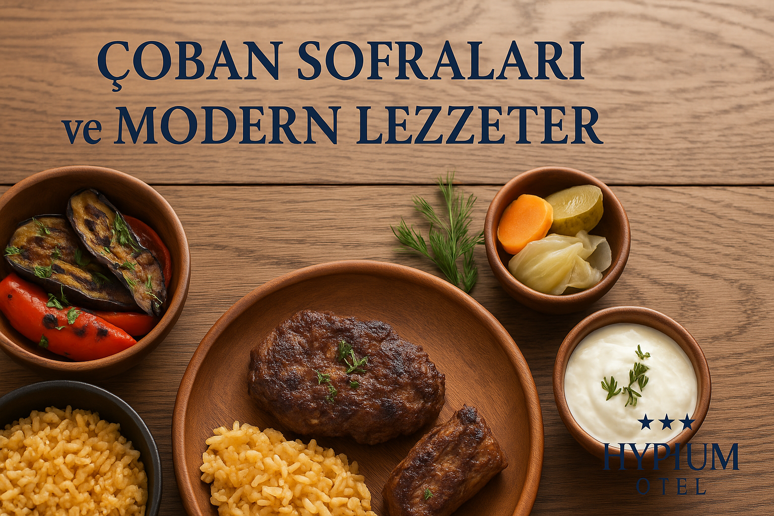 Hypium Otel’de çoban sofralarıyla modern Anadolu lezzetleri